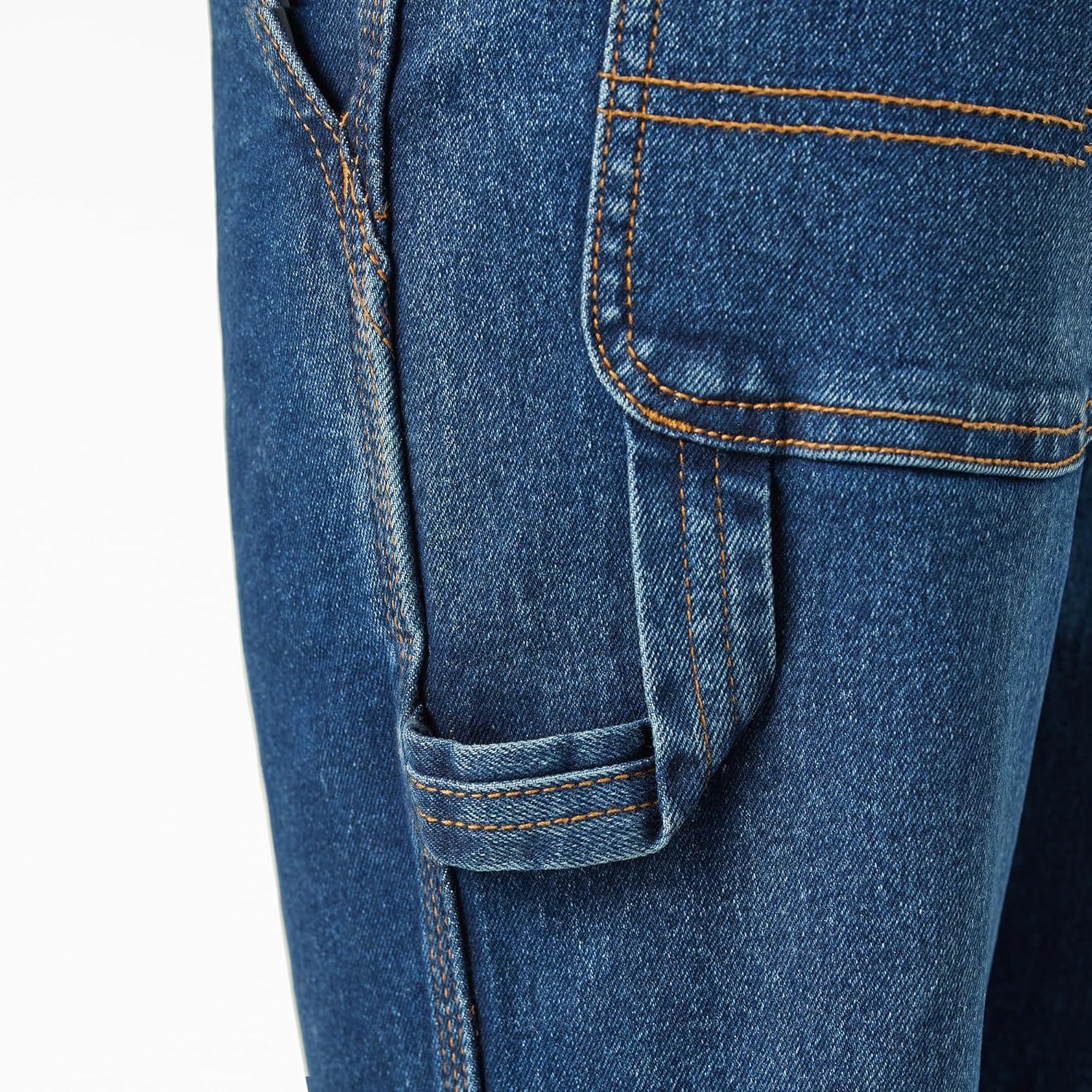 image:imageDickies Boys Denim Carpenter JeansMid Wash