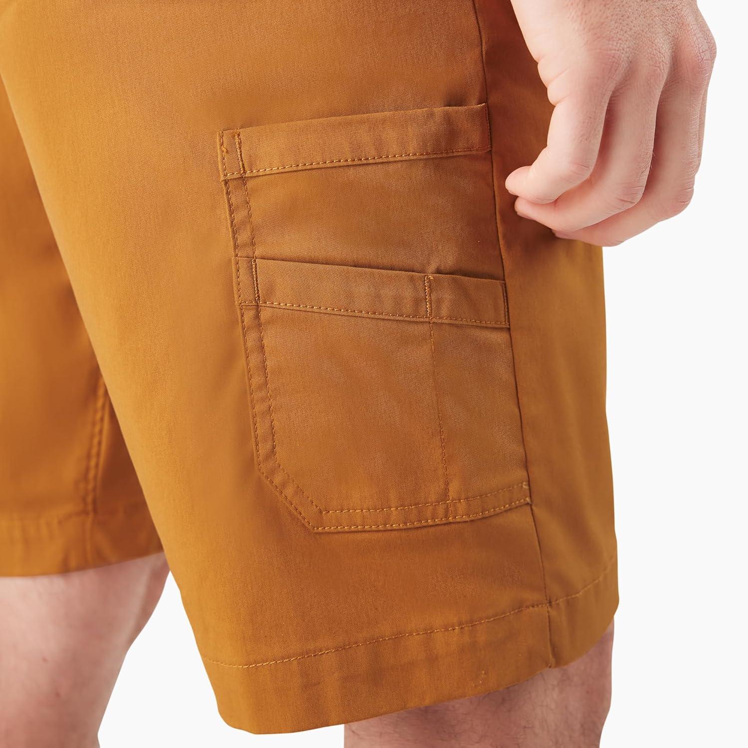 image:imageDickies Flex Cooling Regular Fit Utility Shorts 11Brown Duck