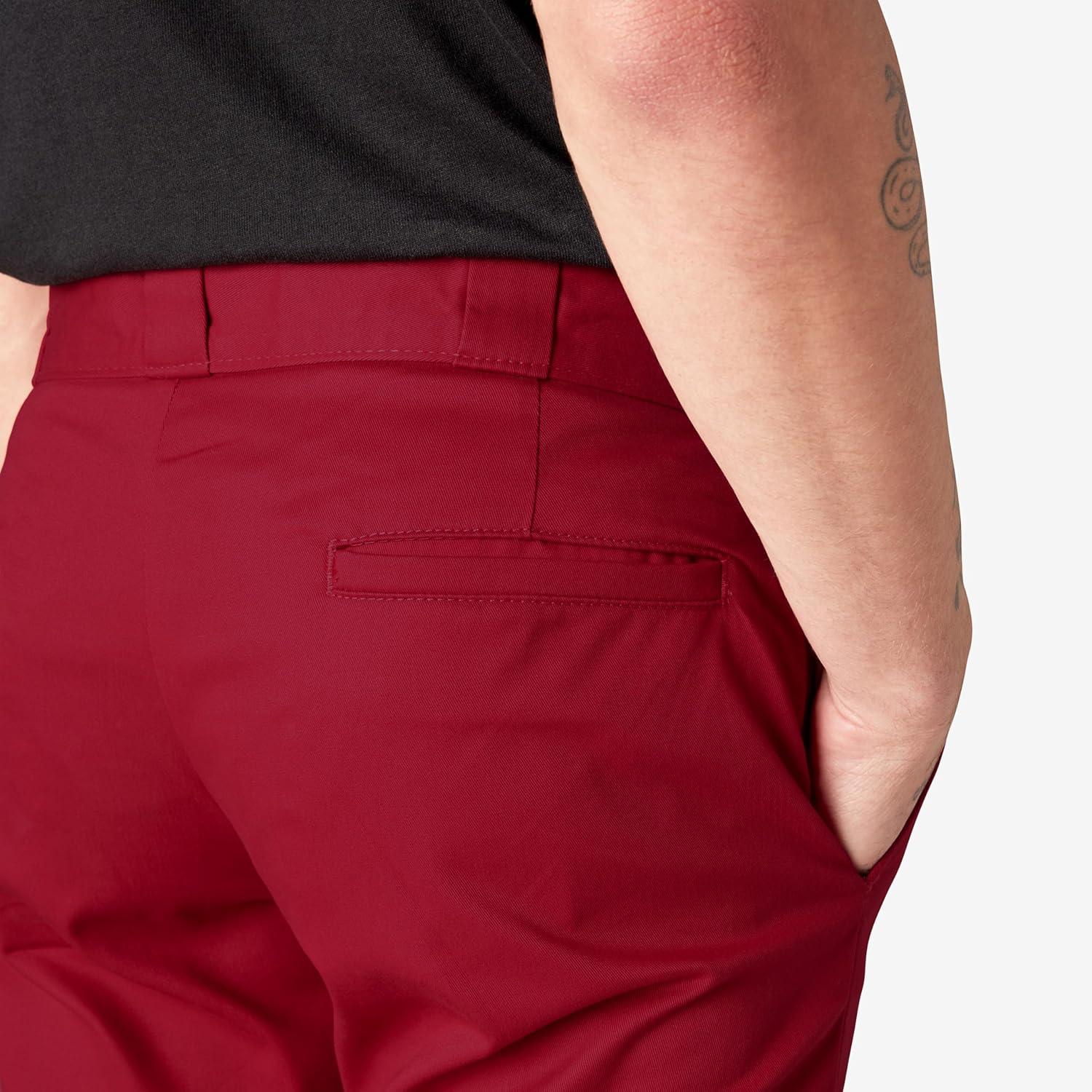 image:imageDickies Flex Skinny Fit Double Knee Work PantsEnglish Red