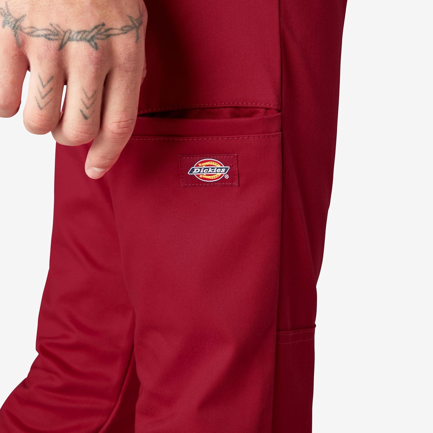 image:imageDickies Flex Skinny Fit Double Knee Work PantsEnglish Red