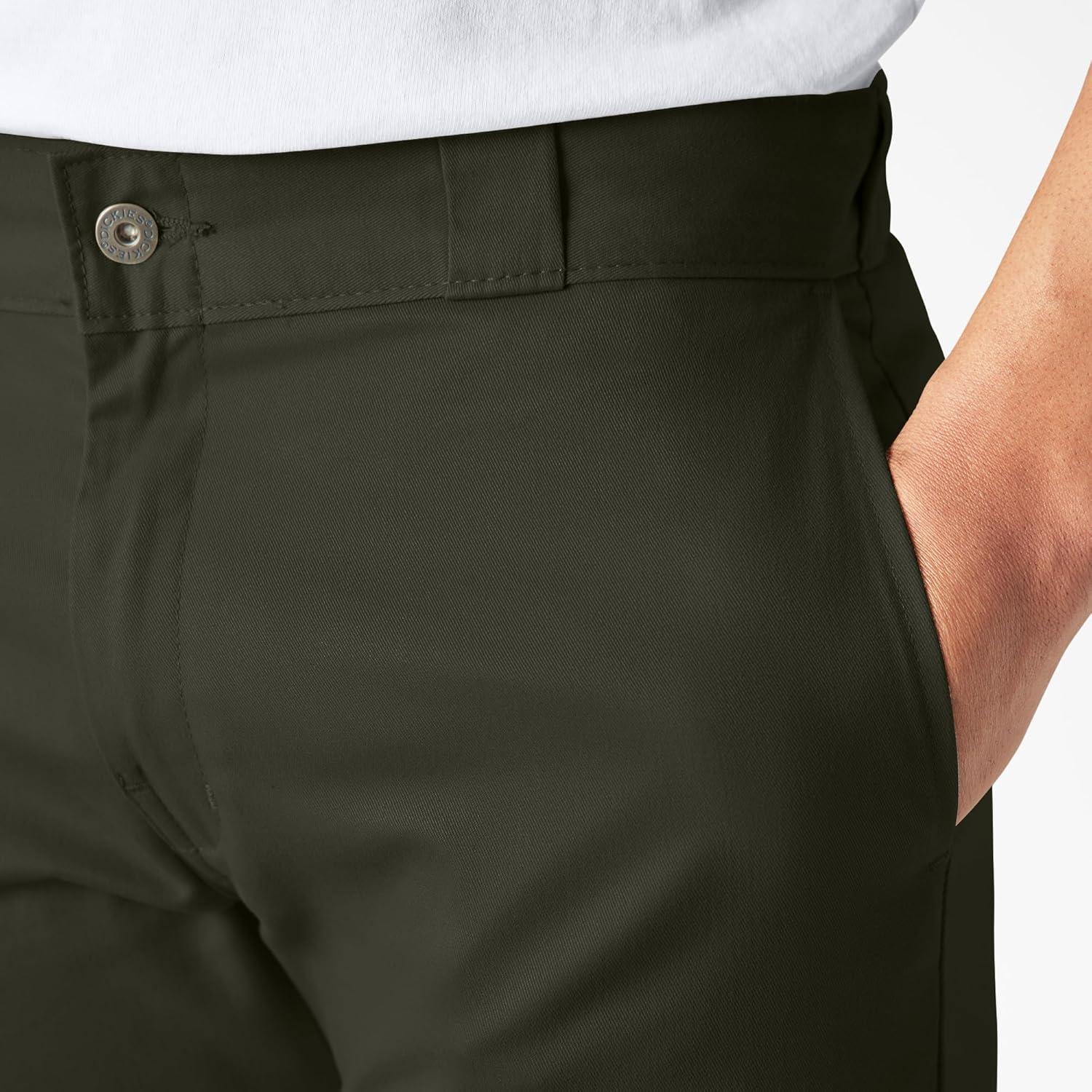 image:imageDickies Flex Skinny Fit Double Knee Work PantsOlive Green