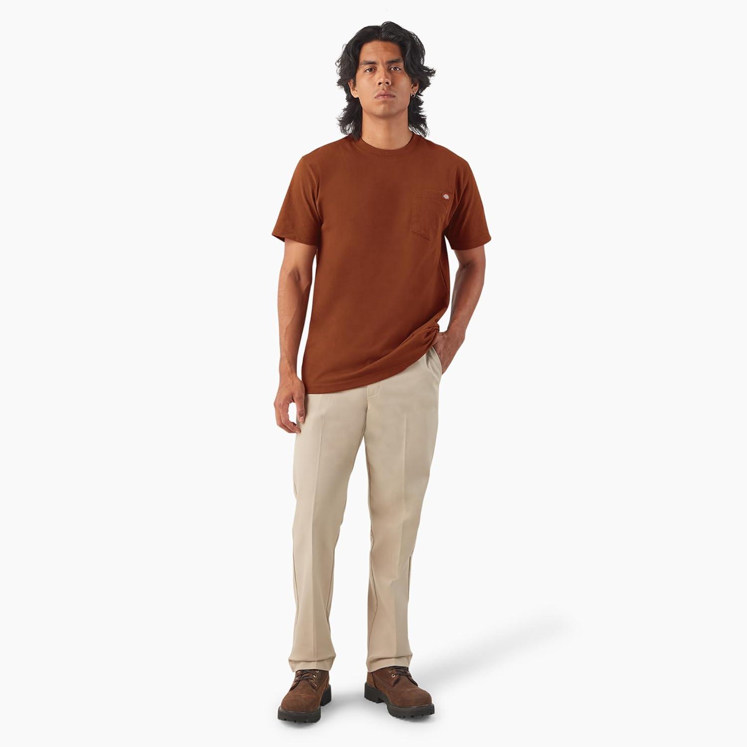 image:imageDickies Mens Big amp Tall Heavyweight Crew Neck Short Sleeve TeeCappuccino