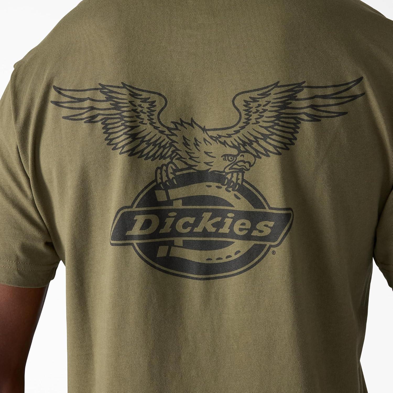 image:imageDickies Mens Short Sleeve Graphic TeesMilitary Green United