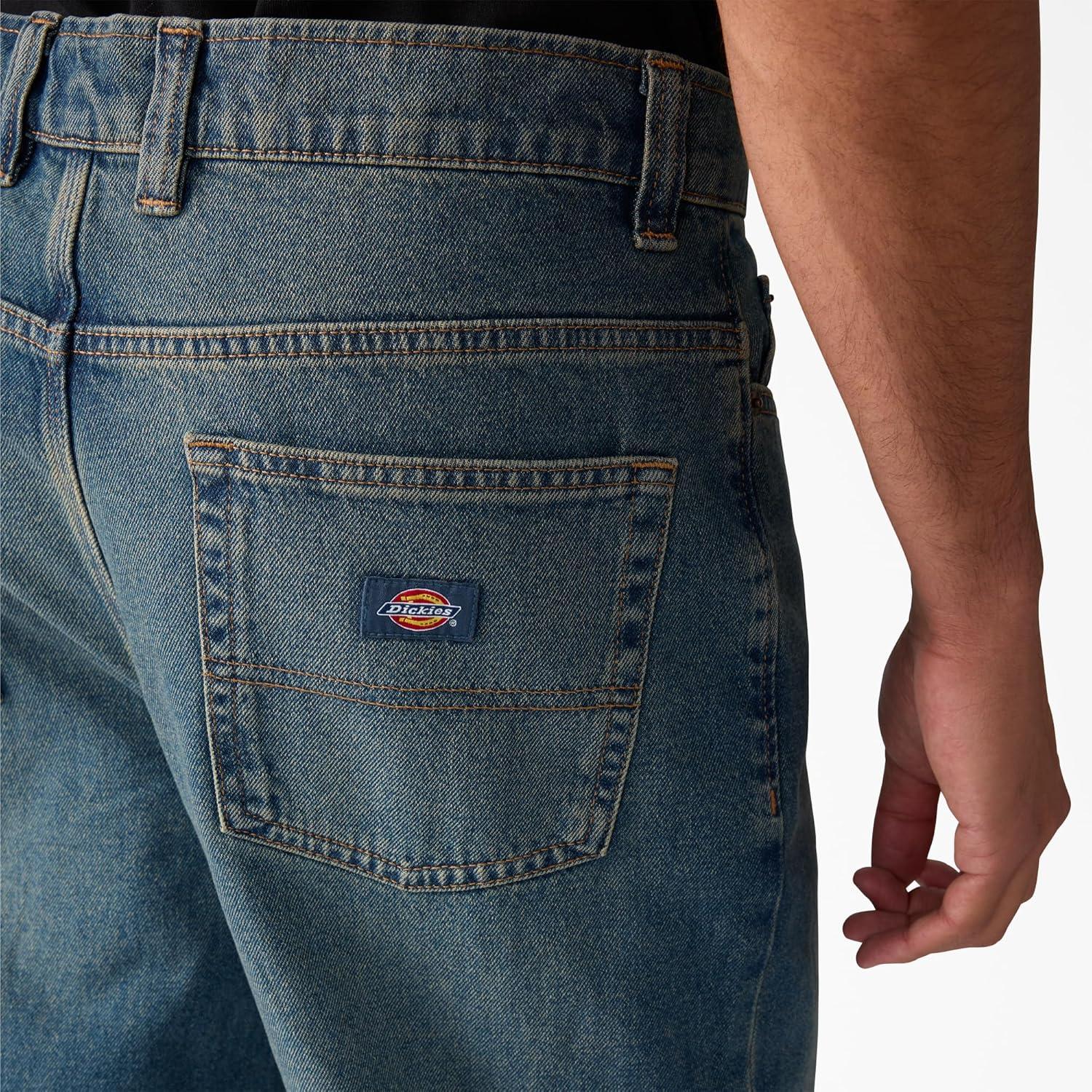 image:imageDickies Mens Thomasville Denim PantKhaki Tinted Blue