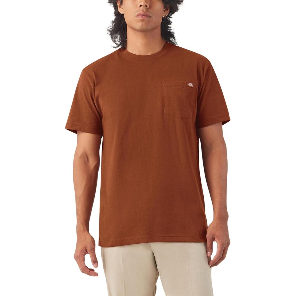 image:imageDickies Mens Big amp Tall Heavyweight Crew Neck Short Sleeve TeeCappuccino