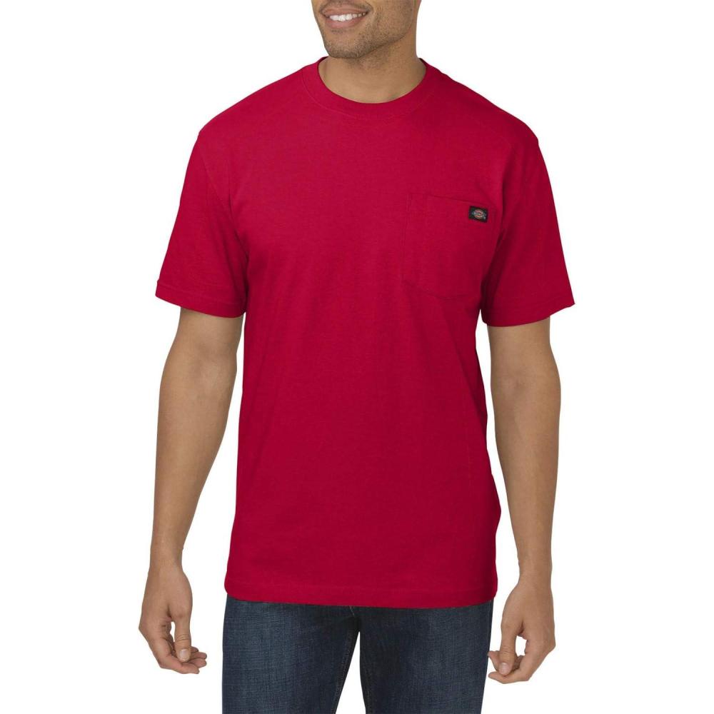 image:imageDickies Mens Big amp Tall Heavyweight Crew Neck Short Sleeve TeeRed
