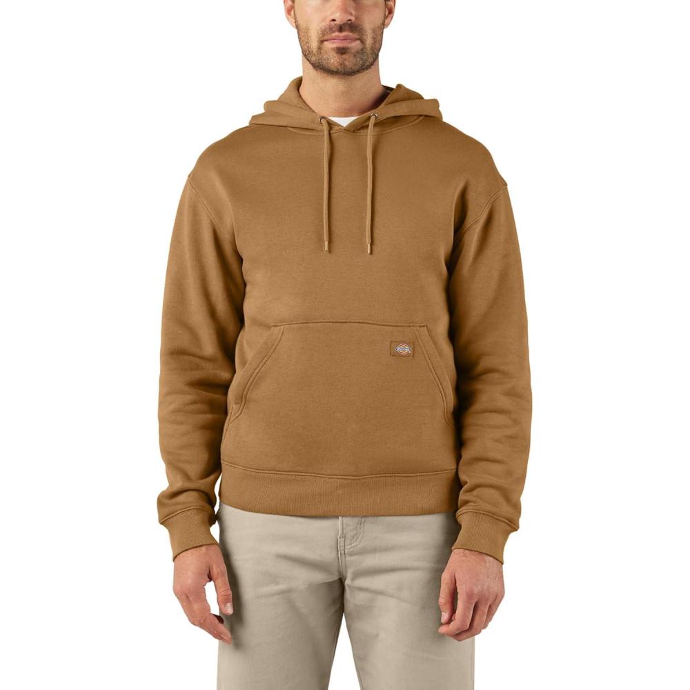 image:imageDickies Mens Pullover Fleece HoodieBrown Duck