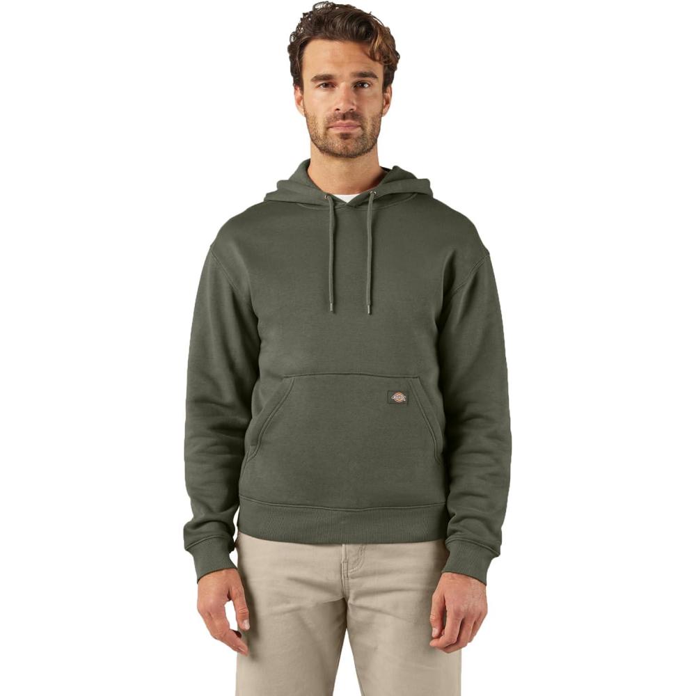 image:imageDickies Mens Pullover Fleece HoodieMoss Green