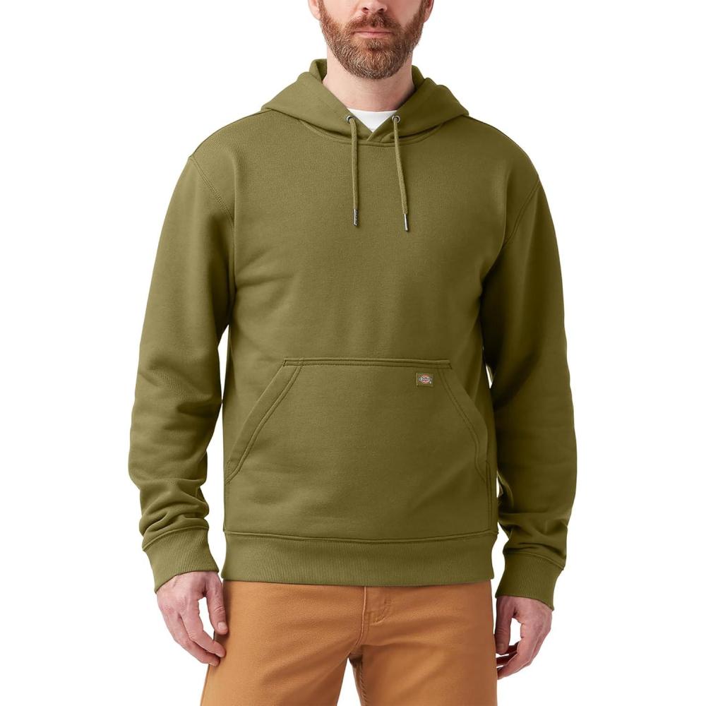 image:imageDickies Water Repellent Sleeve Logo HoodieGreen Moss