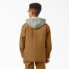 Dickies Boy’s Duck Shirt Jacket(Black)