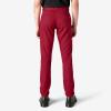 Dickies Flex Skinny Fit Double Knee Work Pants(English Red)