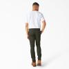Dickies Flex Skinny Fit Double Knee Work Pants(Olive Green)