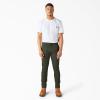 Dickies Flex Skinny Fit Double Knee Work Pants(Olive Green)