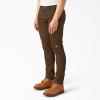 Dickies Flex Skinny Fit Double Knee Work Pants(Timber Brown)