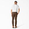 Dickies Flex Skinny Fit Double Knee Work Pants(Timber Brown)