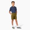 Dickies Kids’ Ripstop Cargo Shorts, 4-20(Dark Olive)