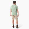 Dickies Men’s Big & Tall Heavyweight Crew Neck Short Sleeve Tee(Iceberg Green)