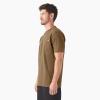 Dickies Men’s Heavyweight Heathered Short Sleeve Pocket T-Shirt(Brown Duck / Black Heather)