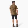 Dickies Men’s Heavyweight Heathered Short Sleeve Pocket T-Shirt(Brown Duck / Black Heather)