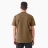 Dickies Men’s Heavyweight Heathered Short Sleeve Pocket T-Shirt(Brown Duck / Black Heather)