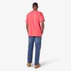 Dickies Men’s Heavyweight Heathered Short Sleeve Pocket T-Shirt(Coral Reef Heather)