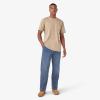 Dickies Men’s Heavyweight Heathered Short Sleeve Pocket T-Shirt(Desert Sand Heather)