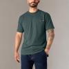Dickies Men’s Heavyweight Heathered Short Sleeve Pocket T-Shirt(Green)