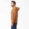 Dickies Water Repellent Sleeve Logo Hoodie(Brown Duck)