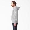 Dickies Water Repellent Sleeve Logo Hoodie(Heather Gray)