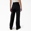 Dickies Women’s Loose Fit Double Knee Work Pants(Black)