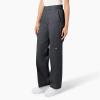 Dickies Women’s Loose Fit Double Knee Work Pants(Charcoal)