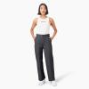 Dickies Women’s Loose Fit Double Knee Work Pants(Charcoal)