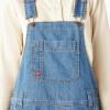 Dickies Women’s Relaxed Fit Bib Shortalls(Blue)