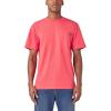 Dickies Men’s Heavyweight Heathered Short Sleeve Pocket T-Shirt(Coral Reef Heather)