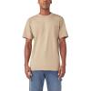 Dickies Men’s Heavyweight Heathered Short Sleeve Pocket T-Shirt(Desert Sand Heather)