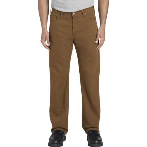 Dickies Flex Regular Fit Duck Pants(Stonewashed Brown Duck)