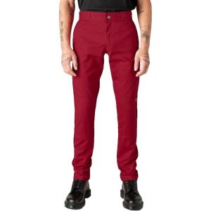 Dickies Flex Skinny Fit Double Knee Work Pants(English Red)