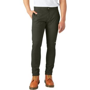 Dickies Flex Skinny Fit Double Knee Work Pants(Olive Green)