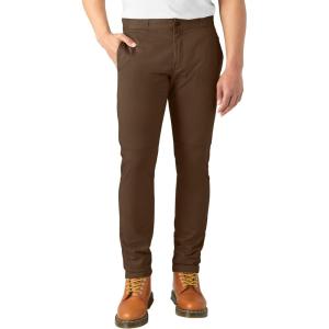 Dickies Flex Skinny Fit Double Knee Work Pants(Timber Brown)