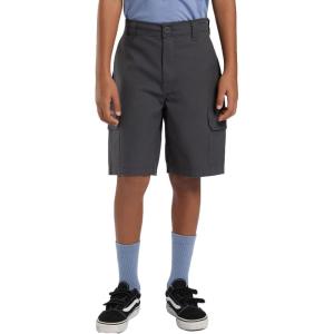 Dickies Kids’ Ripstop Cargo Shorts, 4-20(Charcoal)