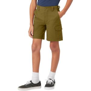 Dickies Kids’ Ripstop Cargo Shorts, 4-20(Dark Olive)