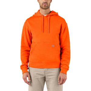 Dickies Men’s Pullover Fleece Hoodie(Bright Orange)