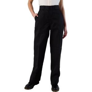 Dickies Women’s Loose Fit Double Knee Work Pants(Black)