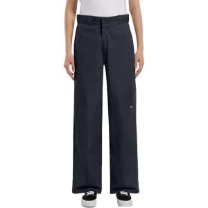 Dickies Women’s Loose Fit Double Knee Work Pants(Dark Navy)