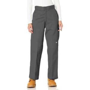 Dickies Women’s Loose Fit Double Knee Work Pants(Grey)