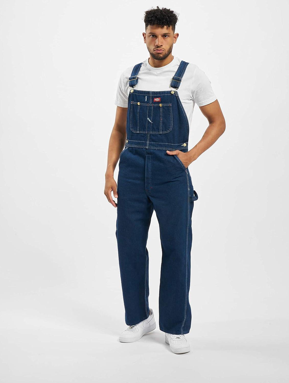 image:imageDickies Mens Bib OverallWashed Indigo Blue