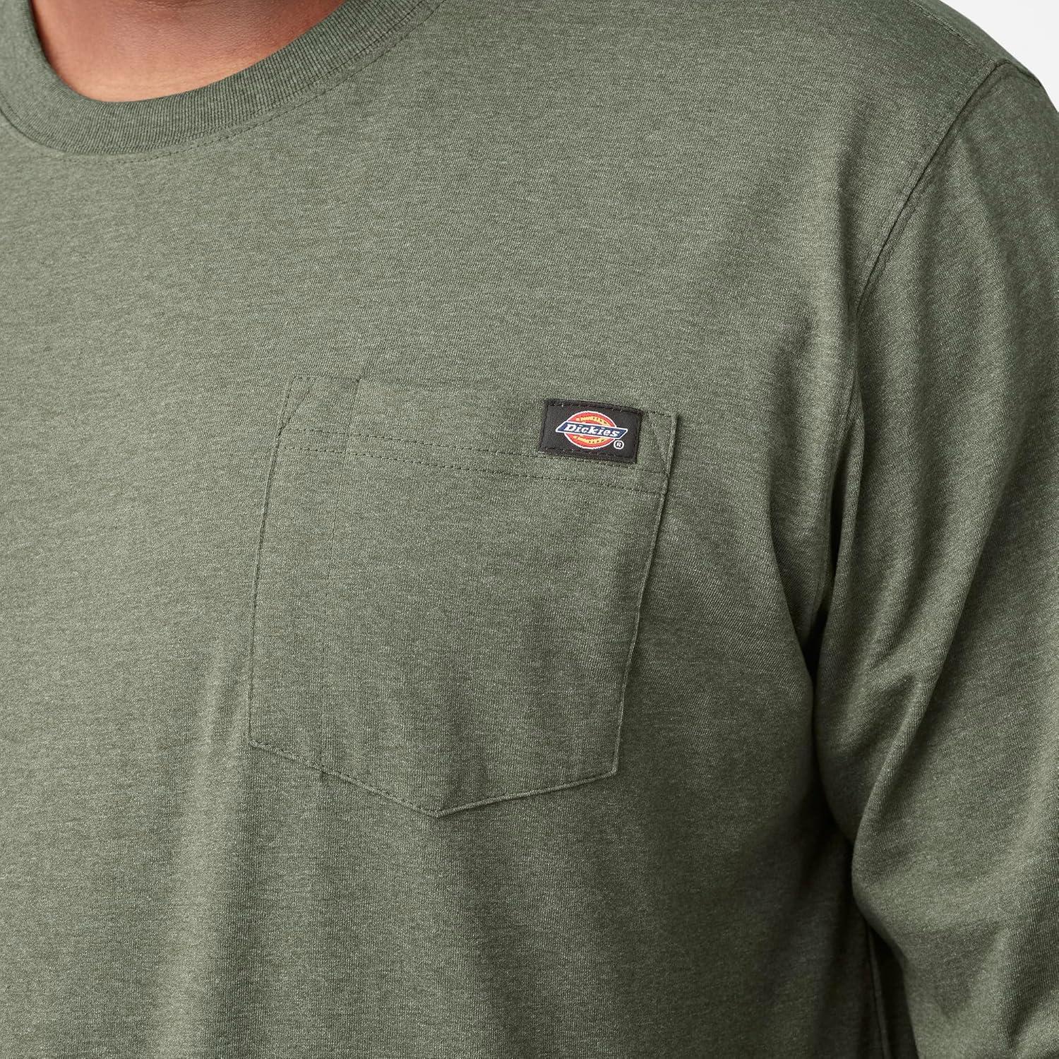 image:imageDickies Mens Big and Tall Long Sleeve Heavyweight Crew NeckDark Brown