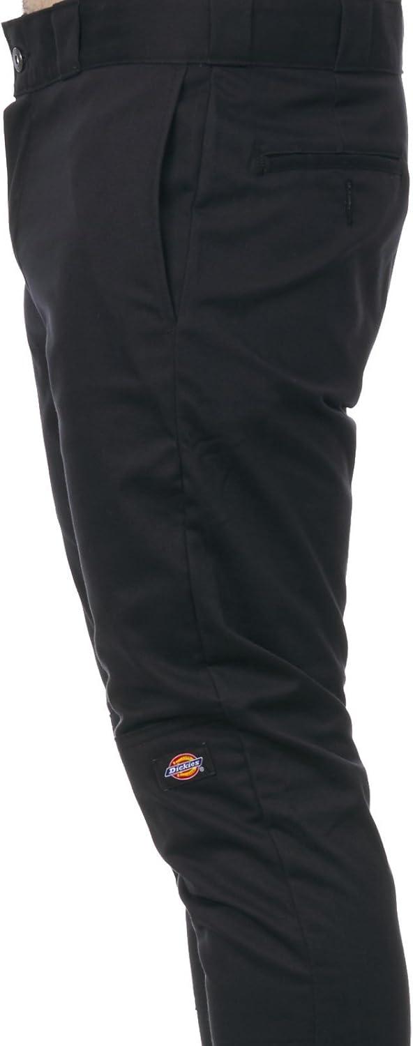 image:imageDickies Mens Skinny Straight Double Knee Work PantsBlack V1