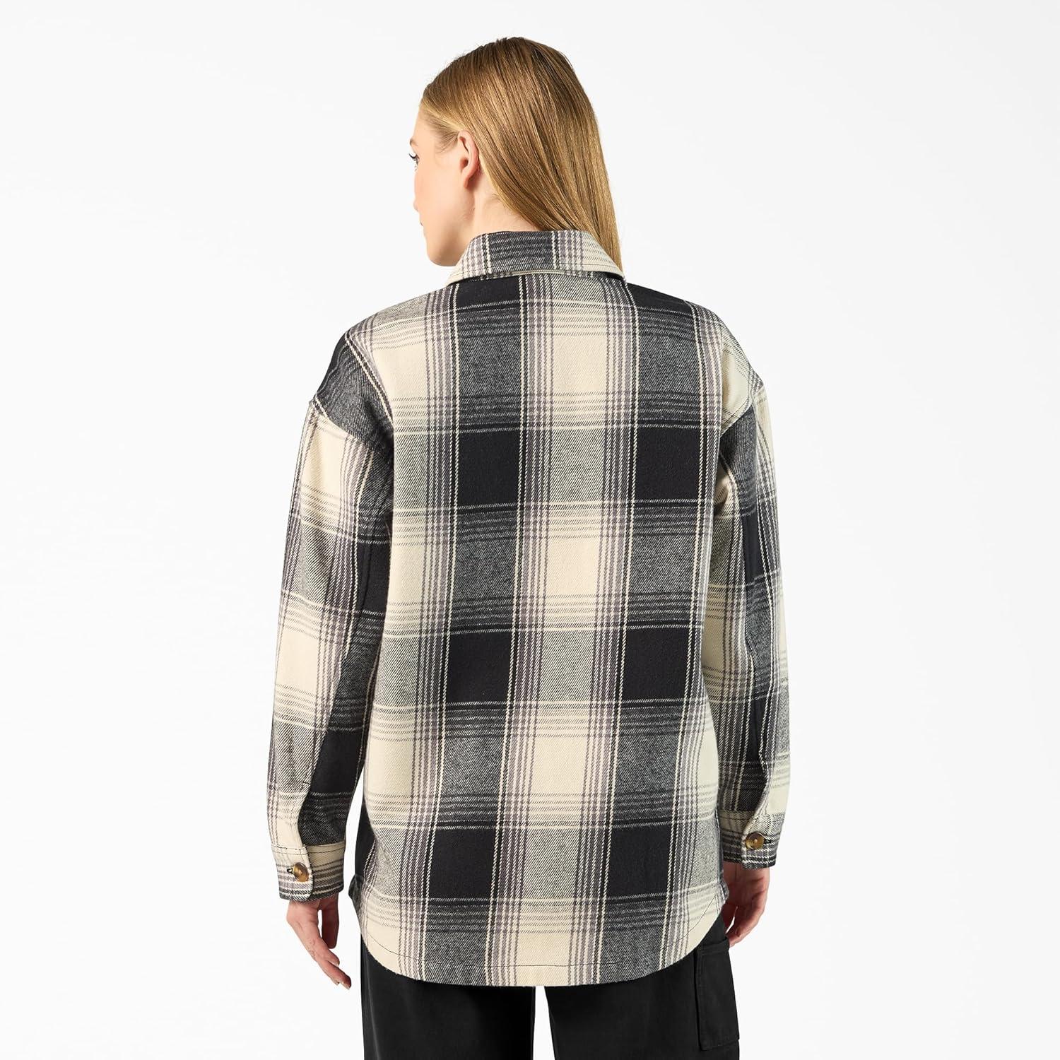 image:imageDickies Womens Flannel ShacketBlack