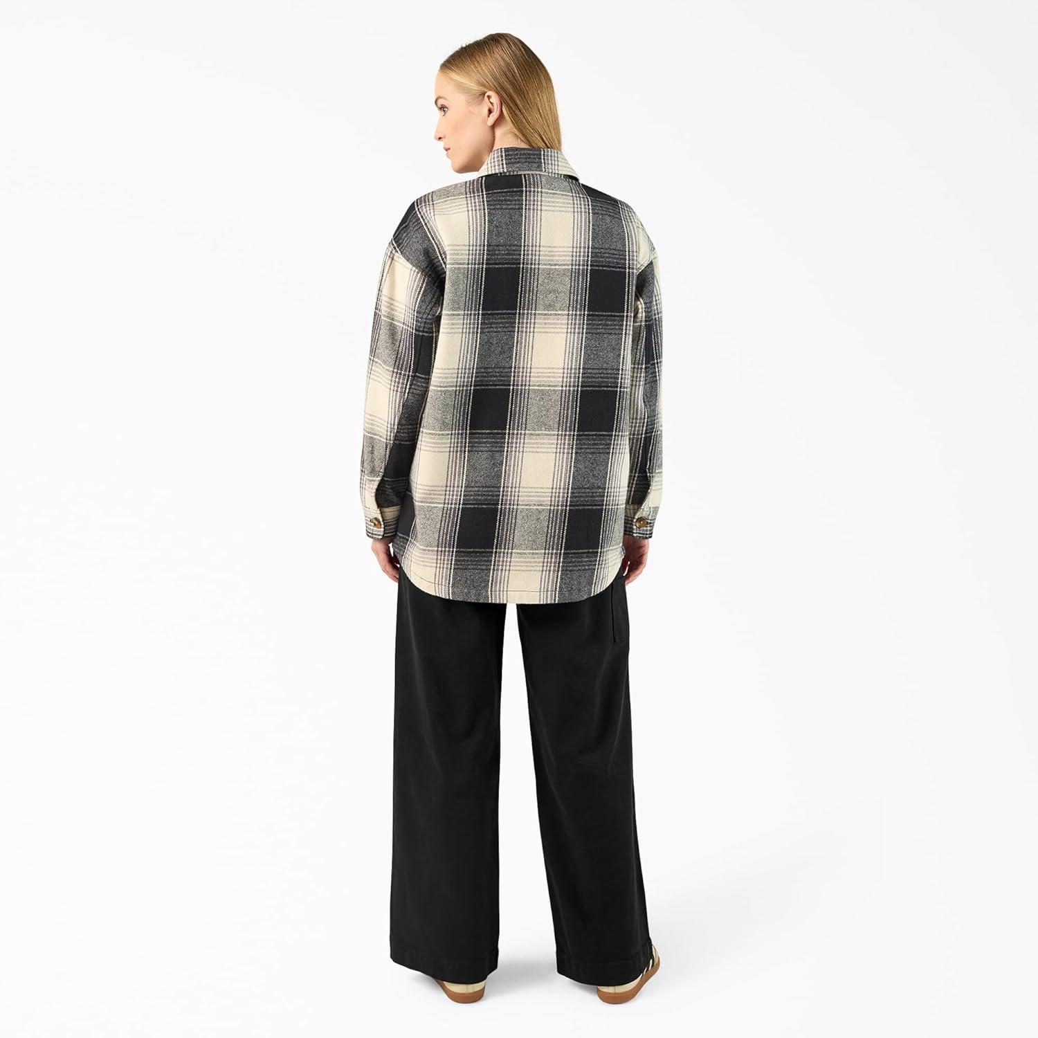 image:imageDickies Womens Flannel ShacketBlack